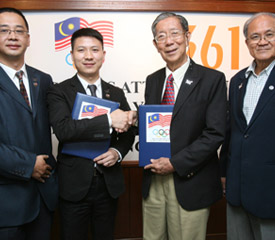 361°成功签约马来西亚奥林匹克理事会