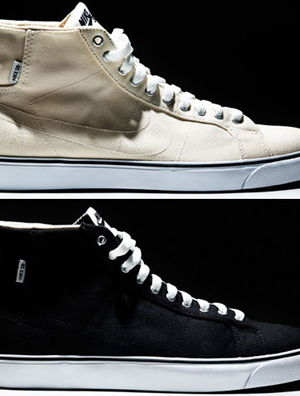 HUF联名Nike SB经典匡威帆布鞋版Canvas Blazer细节完整公开