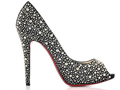 珠光宝气 Christian Louboutin 鱼嘴高跟鞋