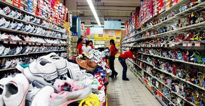 中国鞋品物美价廉就是硬道理
