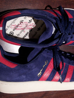 陈冠希公布adidas Originals by Originals联名WHIZ版Campus 80s鞋款
