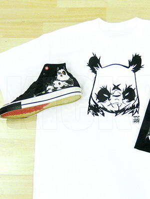 华裔艺术家Aaron Martin联名Converse RED推出Angry Woebot熊猫Chuck Taylor鞋款