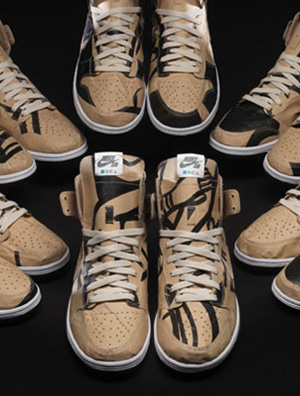 Ö½ÉϵĽÖÍ·ÒÕÊõ£¬Nike SB x Geoff McFetridge Paper Dunk High