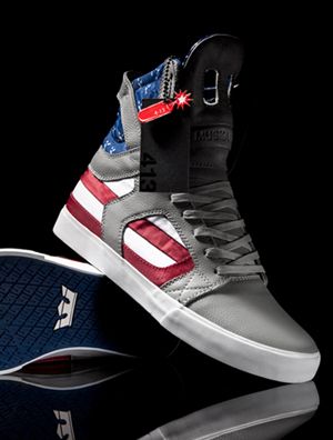 ��֮սѥ��Supra�Ƴ��¿�Skytop II Flag
