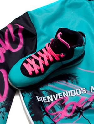 �����𺽣������϶˵ĺ�̲��Nike Lebron VIII��s South Beachϵ����������