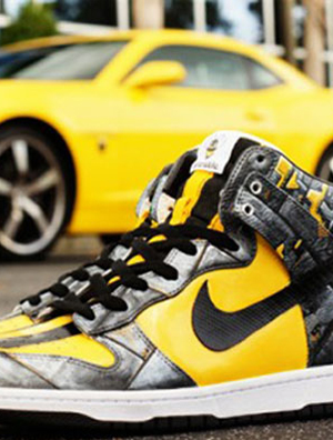 Æû³µÈ˳ö»÷£¬Nike Sportswear Dunk High¡®Bumble Bee¡¯ Customs by