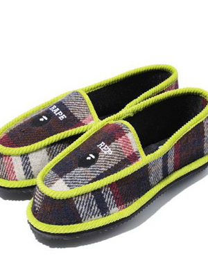DASH推荐:BAPE CHECK ROOM SHOES