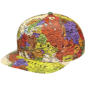 Supreme推出世界地图帽