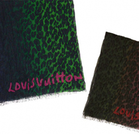 Louis Vuitton推出2012秋季最新单品豹纹围巾
