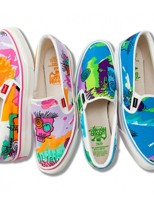 Stussy×ZOZO TOWN 推出五周年限定商品Slip-On鞋款