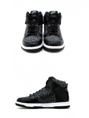 Nike 推出豹纹元素的Nike Dunk High GS 鞋款