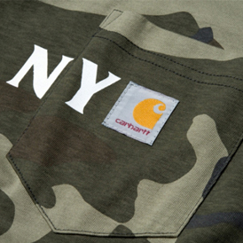 Carhartt WIP 特别推出了一款纽约限定T恤