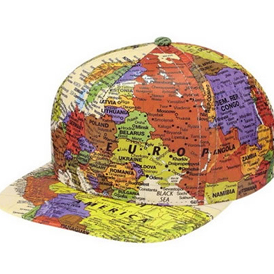 Supreme 推出World Map 5-Panel Cap 地图棒球帽