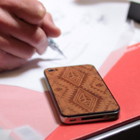 Benny Gold X Material6 释出木制IPhone背胶