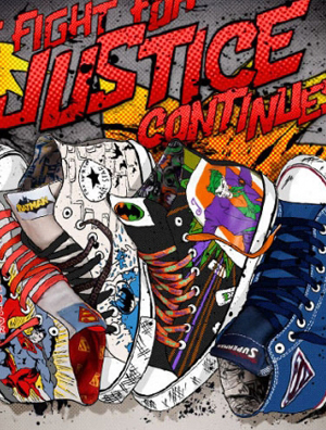 DC Comics联袂Converse推出英雄系列鞋款
