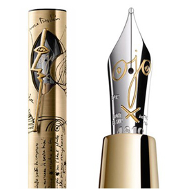 Montblanc 发布Pablo Picasso 纪念版纯金钢笔