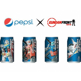 Gundam x Pepsi“百事钢弹”系列罐装汽水