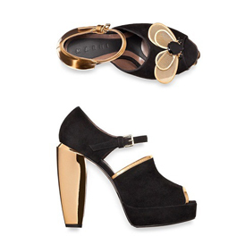 Marni 2012年秋冬鞋履:优雅复古风