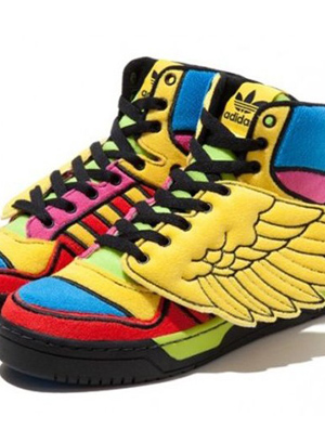 adidas Originals by Jeremy Scott彩色翅膀鞋
