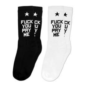 SSUR 再次推出F*CK YOU PAY ME袜子