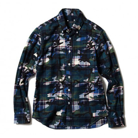 SOPHNET. 低调公开新款Flannel B.D Shirt