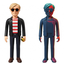 Medicom Toy 全新Andy Warhol搪胶玩偶