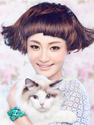 姚笛甜美大片淑女风清新来袭