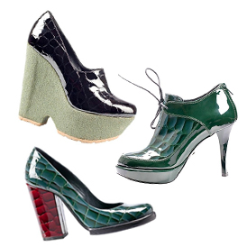 Sonia Rykiel 2012秋冬亮眼复古美鞋