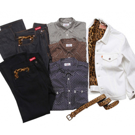 Supreme联名Levi's 推豹纹元素单品