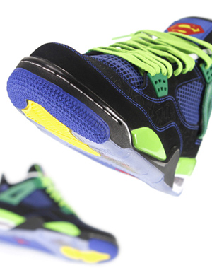 穿上Air Jordan 4 DB变身Super Man