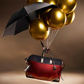 Burberry 的金色圣诞系列:梦幻华丽