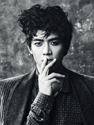SHINee珉豪黑白写真 变身冬季酷男