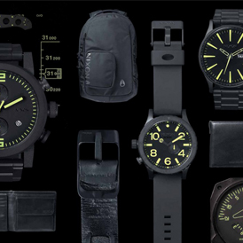Nixon 推出“Black & Lum”系列配件