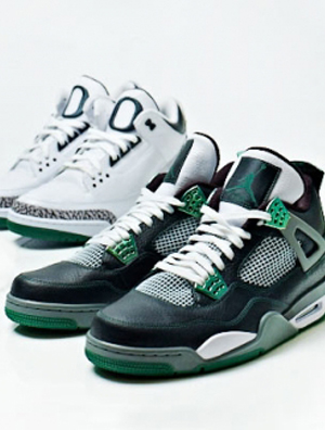 Oregon Ducks × Air Jordan 3与4别注鞋款