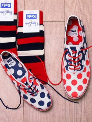 Keds �� Happy Socks ���������Ь