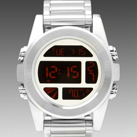 NIXON 推出新款The Unit SS in Silver/Red