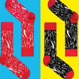 Happy Socks×Curtis Kulig 推出LOVE ME系列