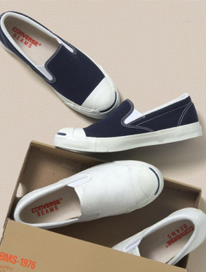 ����Я��BEAMS�Ƴ���JACK PURCELL SLIP-ON��
