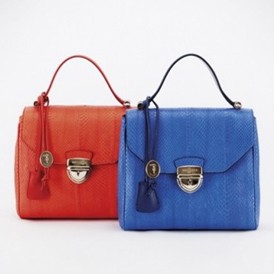Trussardi 2013春夏系列糖果色复古包