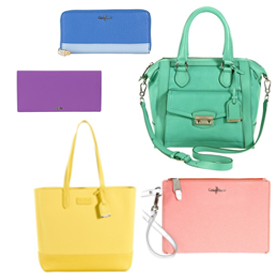 Crosby 2013春夏Shopper系列缤纷拼色包