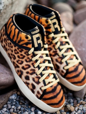 锐步特别打造T-Raww Leopard/Tiger签名式鞋款
