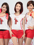 Dream girls合体代言 清凉鞋服大秀青春活力