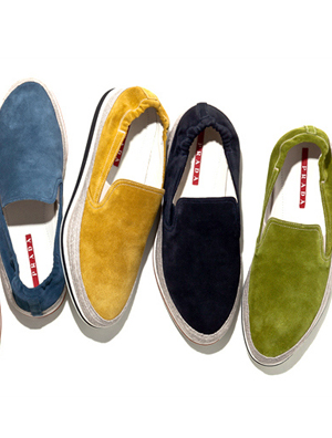 Prada 2013春夏Espadrille Topsider Slip-On鞋款